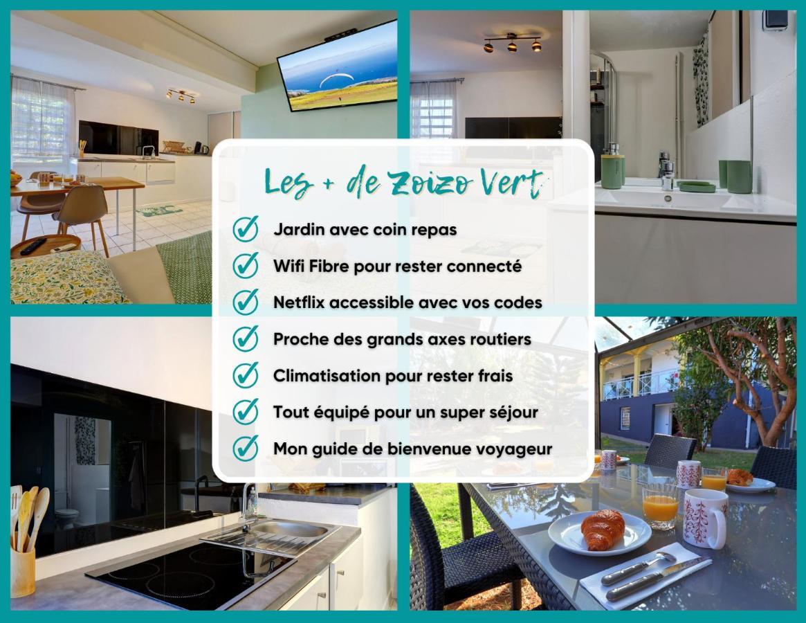 Zoizo Vert - Studio Au Calme Avec Jardin - St Leu Saint-Leu Luaran gambar